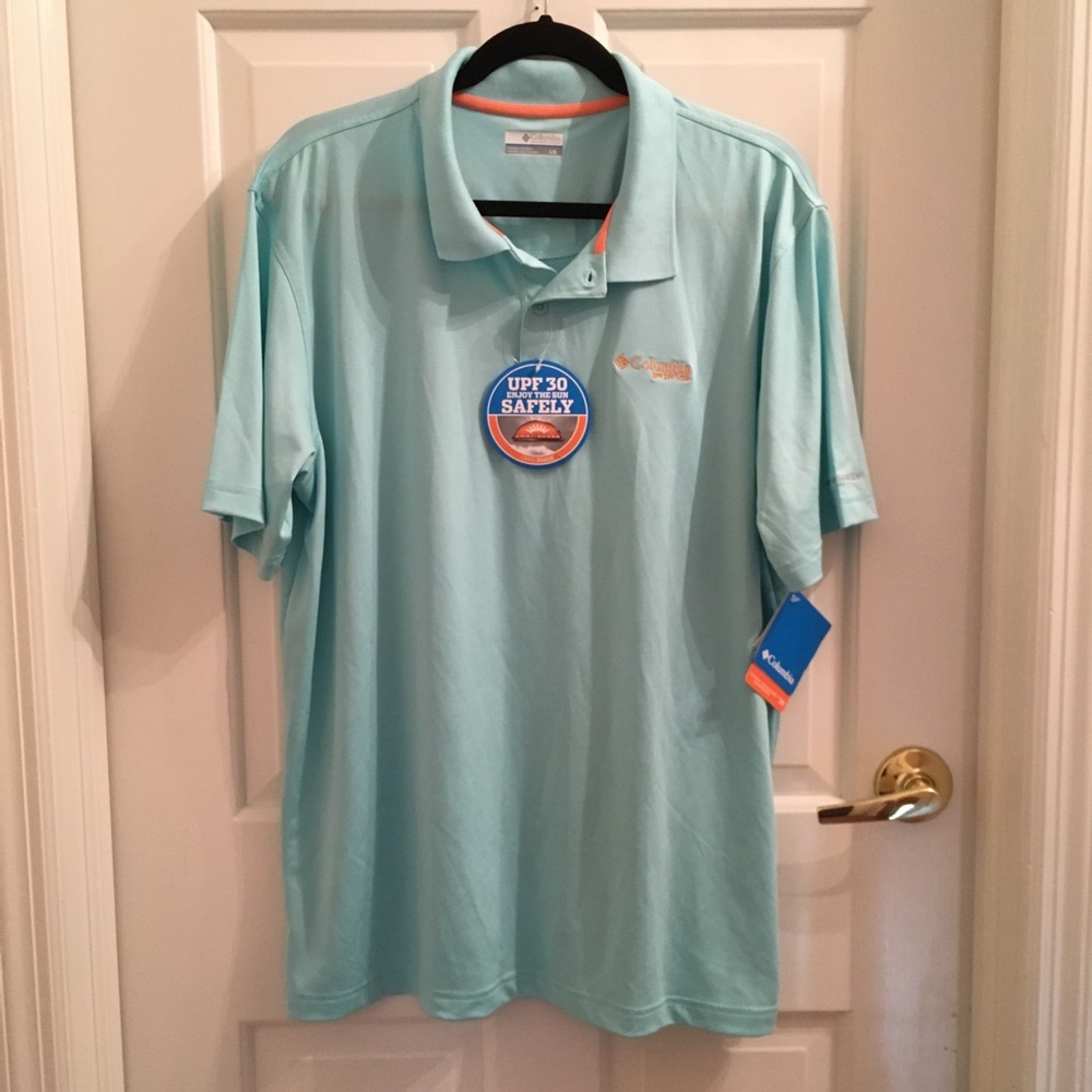 NWT Columbia men’s PFG polo shirt